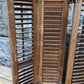 Shutters - Lot Wood Shutters Victorian Window Louver Plantation Door Mission Vintage B13M by The Old Grainery (Brown, Café...