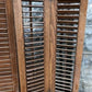 Shutters - Lot Wood Shutters Victorian Window Louver Plantation Door Mission Vintage B13M by The Old Grainery (Brown, Café...