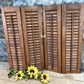 Shutters - Lot Wood Shutters Victorian Window Louver Plantation Door Mission Vintage B14M by The Old Grainery (art, crafts...