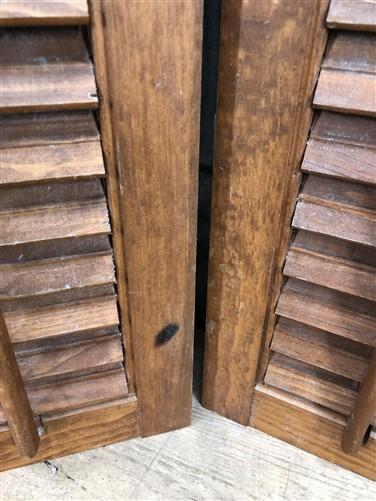 Shutters - Lot Wood Shutters Victorian Window Louver Plantation Door Mission Vintage B14M by The Old Grainery (art, crafts...