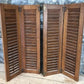 Shutters - Lot Wood Shutters Victorian Window Louver Plantation Door Mission Vintage B14M by The Old Grainery (art, crafts...