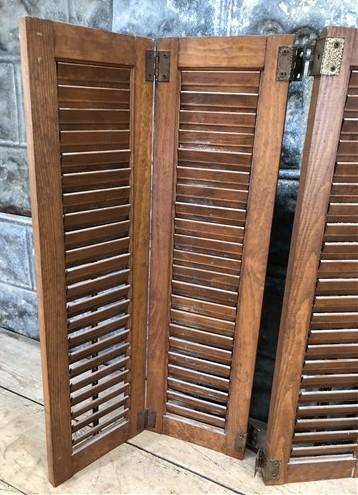 Shutters - Lot Wood Shutters Victorian Window Louver Plantation Door Mission Vintage B14M by The Old Grainery (art, crafts...