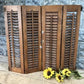 Shuters - Lot Wood Shutters Victorian Window Louver Plantation Door Mission Vintage B15M by The Old Grainery (Brown, Café...