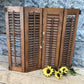 Shuters - Lot Wood Shutters Victorian Window Louver Plantation Door Mission Vintage B15M by The Old Grainery (Brown, Café...