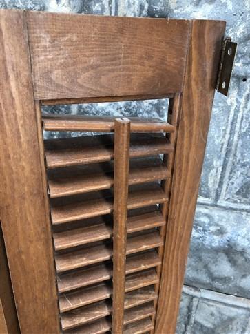 Shuters - Lot Wood Shutters Victorian Window Louver Plantation Door Mission Vintage B15M by The Old Grainery (Brown, Café...