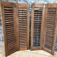 Shuters - Lot Wood Shutters Victorian Window Louver Plantation Door Mission Vintage B15M by The Old Grainery (Brown, Café...