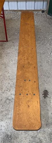 Table - Vintage German Oktoberfest Beer Garden Table&Bench, Honey Brown Outdoor Set, H19 by The Old Grainery (beer garden...