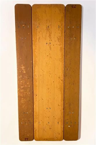 Table - Vintage German Oktoberfest Beer Garden Table&Bench, Honey Brown Outdoor Set, H20 by The Old Grainery (beer garden...