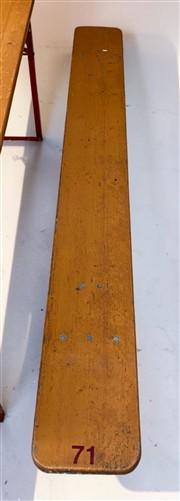 Table - Vintage German Oktoberfest Beer Garden Table&Bench, Honey Brown Outdoor Set, H20 by The Old Grainery (beer garden...