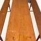 Table - Vintage German Oktoberfest Beer Garden Table&Bench, Honey Brown Outdoor Set, H22 by The Old Grainery (beer garden...