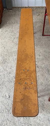 Table - Vintage German Oktoberfest Beer Garden Table&Bench, Honey Brown Outdoor Set, H24 by The Old Grainery (beer garden...