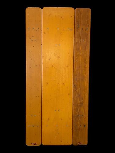 Table - Vintage German Oktoberfest Beer Garden Table&Bench, Honey Brown Outdoor Set, H25 by The Old Grainery (beer garden...