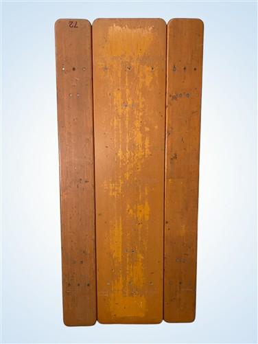 Vintage German Oktoberfest Beer Garden Table&Bench, Honey Brown Outdoor Set, H26
