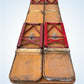 Vintage German Oktoberfest Beer Garden Table&Bench, Honey Brown Outdoor Set, H26