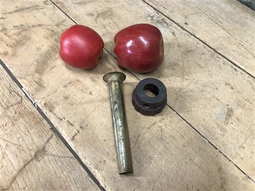 lard press parts - Lard Press Ring & Nozzle, Cast Iron Sausage Stuffer Fruit Apple Cider Part D by The Old Grainery (apple...