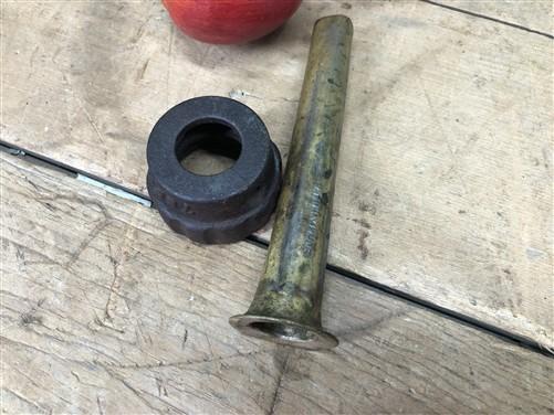 lard press parts - Lard Press Ring & Nozzle, Cast Iron Sausage Stuffer Fruit Apple Cider Part D by The Old Grainery (apple...