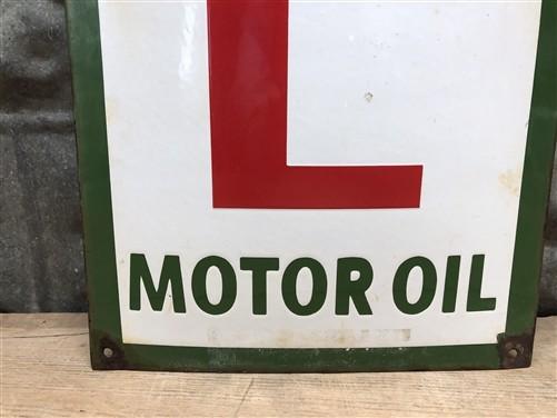 Signs - Castrol Motor Oil Sign, Metal Porcelain Advertising Sign, Ask for Castrol Oil B by The Old Grainery (advertisement...