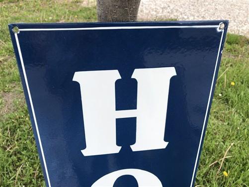 advertising sign - Hood Tires Porcelain Metal Sign, Hood Tires Advertising Sign, Gas Station Sign A by The Old Grainery (a...