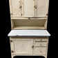 Furniture - Vintage Hoosier Kitchen Cabinet Enamel Top Primitive Farmhouse Pantry Cupboard by The Old Grainery (anitque ki...