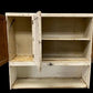 Furniture - Vintage Hoosier Kitchen Cabinet Enamel Top Primitive Farmhouse Pantry Cupboard by The Old Grainery (anitque ki...
