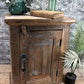 Night stand - Rustic Wood Nightstand, Modern Farmhouse Bedside Cabinet, End Side Table B by The Old Grainery (bed side, Br...