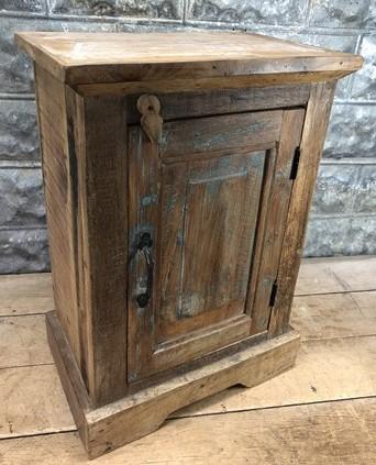 Night stand - Rustic Wood Nightstand, Modern Farmhouse Bedside Cabinet, End Side Table B by The Old Grainery (bed side, Br...