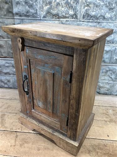 Night stand - Rustic Wood Nightstand, Modern Farmhouse Bedside Cabinet, End Side Table B by The Old Grainery (bed side, Br...