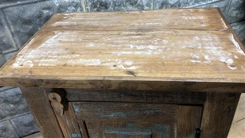 Night stand - Rustic Wood Nightstand, Modern Farmhouse Bedside Cabinet, End Side Table B by The Old Grainery (bed side, Br...