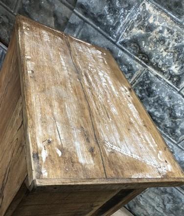 Night stand - Rustic Wood Nightstand, Modern Farmhouse Bedside Cabinet, End Side Table B by The Old Grainery (bed side, Br...