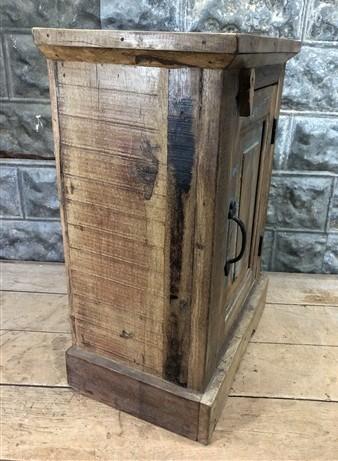 Night stand - Rustic Wood Nightstand, Modern Farmhouse Bedside Cabinet, End Side Table B by The Old Grainery (bed side, Br...