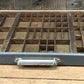 Printer Drawer Wood Block Typeset Tray, Letterpress Thimble Shell Display, A50