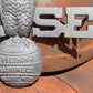 Case Implement Eagle Emblem, Cast Iron Advertising Sign Threshing Farm Machine