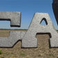 Case Implement Eagle Emblem, Cast Iron Advertising Sign Threshing Farm Machine