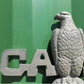 Case Implement Eagle Emblem, Cast Iron Advertising Sign Threshing Farm Machine X