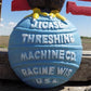Case Implement Eagle Emblem, Painted Cast Iron Advertising Sign, Farm Machine