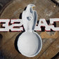 Case Implement Eagle Emblem, Painted Cast Iron Advertising Sign, Farm Machine
