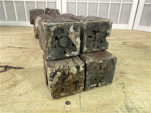 Balusters - 4 Vintage Brown Wood Balusters, Reclaimed Spindles, Architectural Salvage, J by The Old Grainery (Architectura...