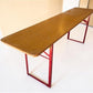 Beer Garden Table - Vintage German Beer Garden Table, Portable Industrial Wood Table, Dining, C94 by The Old Grainery (bee...