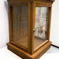 Jewelry > Jewelry Storage > Jewelry Boxes - Oak Countertop Showcase, Vintage Plexiglass Display Cabinet, Mission Craftsman...