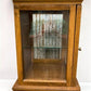 Jewelry > Jewelry Storage > Jewelry Boxes - Oak Countertop Showcase, Vintage Plexiglass Display Cabinet, Mission Craftsman...