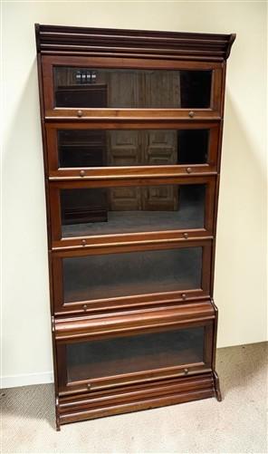 Cabinet - Barrister Bookcase, Bevel Glass Sliding Door Cabinet, Lawyer File Cabinet, J by The Old Grainery (Barrister, Boo...