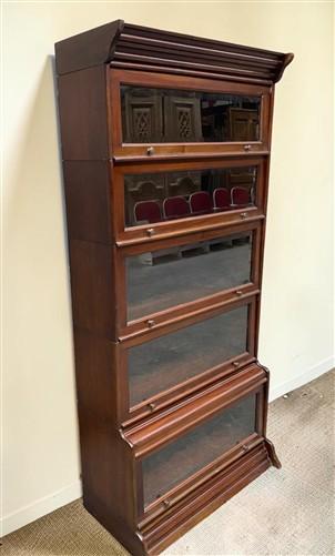 Cabinet - Barrister Bookcase, Bevel Glass Sliding Door Cabinet, Lawyer File Cabinet, J by The Old Grainery (Barrister, Boo...