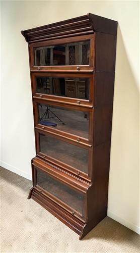 Cabinet - Barrister Bookcase, Bevel Glass Sliding Door Cabinet, Lawyer File Cabinet, J by The Old Grainery (Barrister, Boo...