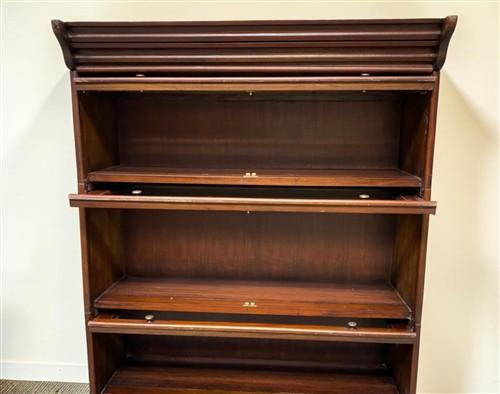 Cabinet - Barrister Bookcase, Bevel Glass Sliding Door Cabinet, Lawyer File Cabinet, J by The Old Grainery (Barrister, Boo...