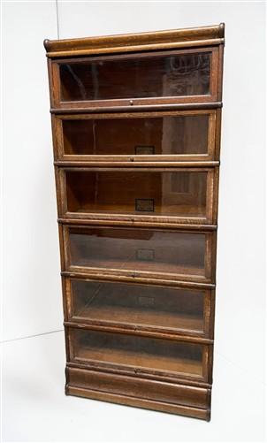 Barrister Cabinet - Globe-Wernicke Barrister Bookcase, Vintage Lawyer Cabinet, Stacking Bookcase, F by The Old Grainery (B...