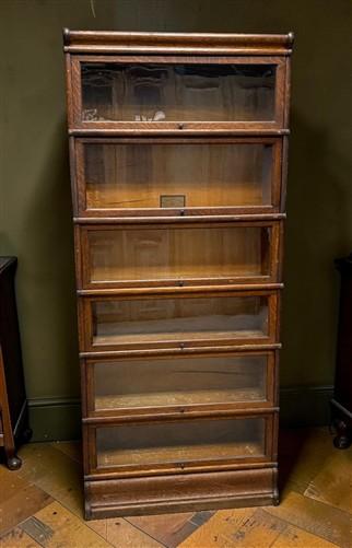 Barrister Cabinet - Globe-Wernicke Barrister Bookcase, Vintage Lawyer Cabinet, Stacking Bookcase, G by The Old Grainery (B...