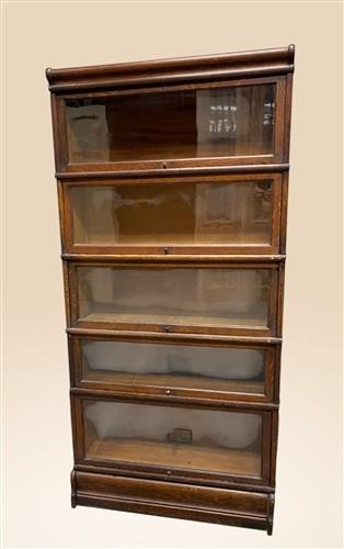 Barrister Cabinet - Globe-Wernicke Barrister Bookcase, Vintage Lawyer Cabinet, Stacking Bookcase, H by The Old Grainery (B...