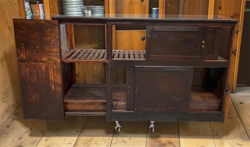 Display Case - General Store Showcase, Vintage Retail Glass Display Counter, Mercantile Cabinet by The Old Grainery (count...