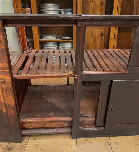 Display Case - General Store Showcase, Vintage Retail Glass Display Counter, Mercantile Cabinet by The Old Grainery (count...