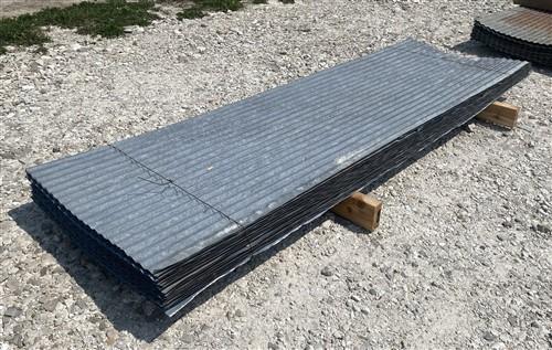 Craft Supplies & Tools > Raw Materials > Metal - 18 Sheets Barn Tin, Corrugated Metal Reclaimed Salvage, 7' Long 252 sq ft...